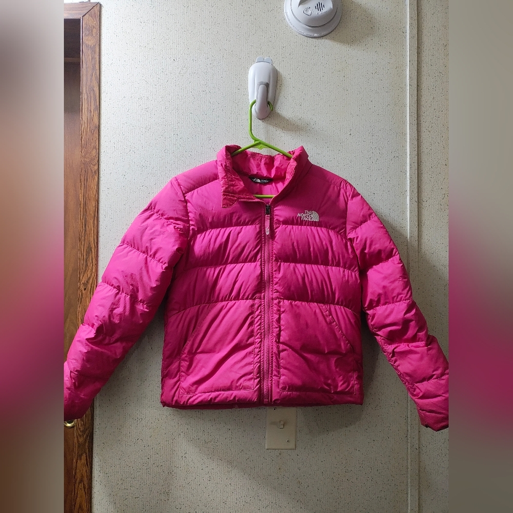The North Face Pink Puffer Jacket